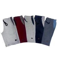 Kit 5 Bermuda Moletom Masculina Original 100% Algodão (PP, P , M)