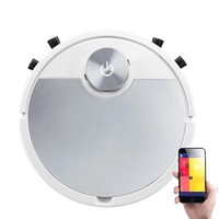 Robô aspirador de pó inteligente ES06 – controle via bluetooth App