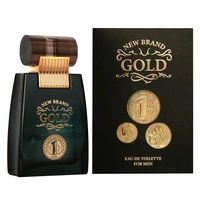 PERFUME NEW BRAND PRESTIGE GOLD FOR MEN EAU DE TOILETTE MASCULINO 100ML