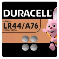 Pilha Alcalina Moeda LR44 / A76 4 Unidades