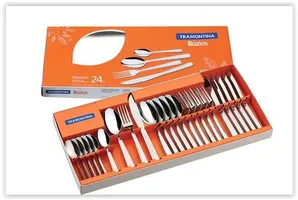 [Walmart] Faqueiro Inox Tramontina 24 Peças Búzios por R$ 28