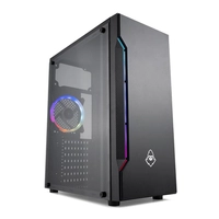 Gabinete Gamer Mancer SideWinder, RGB, Mid-Tower, Lateral de Vidro, Preto, MCR-SDW-RGB01Gabinete Gam