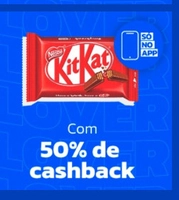 (APP/AME R$5) Kit 5 kit kat ao leite 41,5G nestle