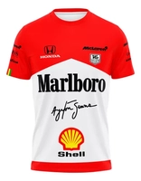 ( Saldo MP R$59) Camiseta Mclaren Marlboro Senna F1 Dry Fit Para Academia