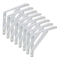 Kit 8 Suportes Mão Francesa 30cm para Prateleira