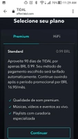 TIDAL - 3 meses por R$ 0,99