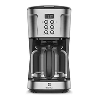 Cafeteira Elétrica Electrolux 1,5L Inox com Timer e Filtro Removível