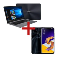 Notebook Optane X510UA-BR1272T Cinza + ZenFone 5Z 8GB/256GB Preto  | R$4.699