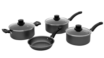 Jogo de Panelas Eirilar Antiaderente de Alumínio - Grafite 4 Peças