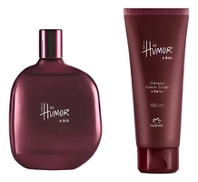 Kit Presente Natura Humor A Dois Masculino (perfume 75ml + shampoo 100ml) - Natal