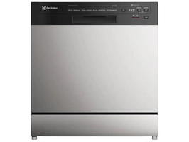 [Com Cashback R$1392,80] Lava-louças Electrolux 8 Serviços com Função Higienizar LS08E Inox - 110V