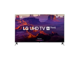 (Cartão Americanas) Smart TV LED 50 LG 50UK6510 Ultra HD 4k  4 HDMI 2 USB Wi-Fi ThinQ AI WebOS 4.0 60Hz  - Prata - R$ 1847