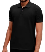 Camisa Polo Lisa em Algodão Piquet Ogochi