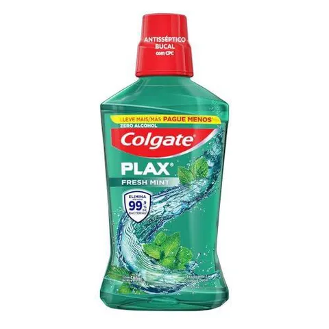 [REC] Enxaguante Bucal Colgate Plax Fresh Mint 500ml