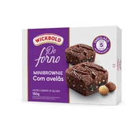 Minibrownie Wick Avelã Pack Wb 150g