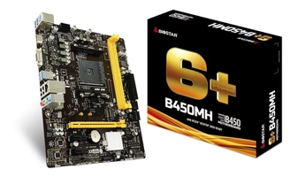 Placa Mãe Biostar B450MH, Chipset B450, AMD AM4, mATX, DDR4