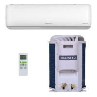Ar Condicionado Split HW Inverter Agratto Liv Top 12.000 BTUS R32 Só Frio 220V