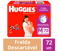 Fralda Huggies Supreme Care Roupinha Calça M