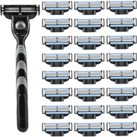 16PCS/12PCS Substituição Para mach 16 Lâminas De Barbear Para Homens