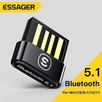 Adaptador Bluetooth 5.1 Essager USB, portátil - Para Computador e Notebook 