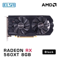 [Taxa inclusa] Placa de vídeo ELSA Radeon RX 560XT 8GB, 256Bit, GDDR5, Série RX 560