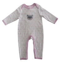 Macacão com Aplique BBA Tamanho 3-6 meses