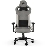 Cadeira Gamer Corsair T3 Rush 2023, Até 120Kg, Com Almofadas, Reclinável, Apoio de Braços 4D, Cinza e Branco - CF-9010058-WW