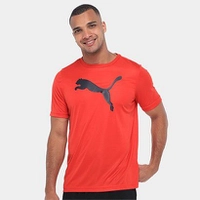 Camiseta Masculina Puma Ess Poly Vermelha