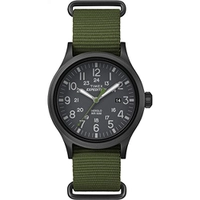 Relógio masculino Timex Expedition Scout 40, Green Slip-Thru, Mens Standard
