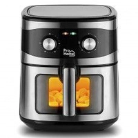 Fritadeira Air Fryer 6,5L com Visor Pro Home Classic 110V Preto/Inox