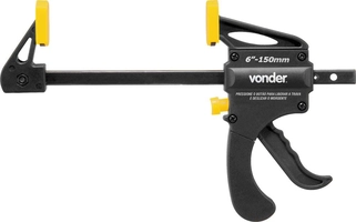 Grampo Tipo Sargento De Aperto Rápido Ga 306 Vonder 6"