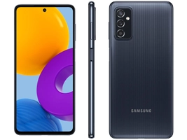 Smartphone Samsung Galaxy M52 128GB Preto 5G - 6GB RAM Tela 6,7” Câm. Tripla + Selfie 32MP
