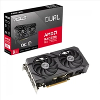 Placa De Vídeo Asus Dual AMD Radeon RX 7600 EVO OC Edition, 8GB, GDDR6, FSR, Ray Tracing 