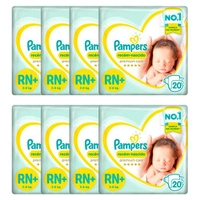 Fraldas Pampers Recém-Nascido Premium Care RN+ 160Un