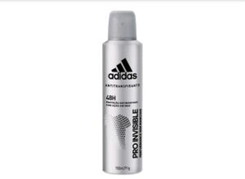 [ Primeira compra ] 5 UNIDADES    Desodorante aerosol antitranspirante masculino - Adidas Pro invisible