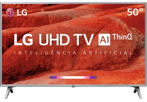 [ Com AME R$1.699] Smart TV LED 50'' LG 50UM7510 Ultra HD 4K
