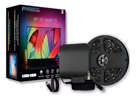 Kit Fita LED Ambilight Wi-Fi Novadigital p/ TV 55-65" RGB - compatível Tuya Smart Life Alexa Google Home