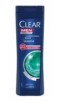 [Cliente Ouro] Shampoo Anticaspa Clear Men Limpeza Diária 2 em 1 - 400ml