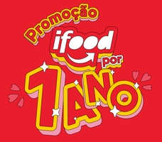 PROMOÇÃO IFOOD POR 1 ANO!