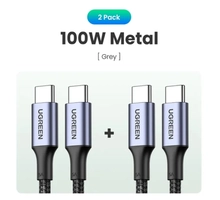 [ Taxa inclusa ] 2UN Cabo 2 METROS Ugreen METAL Pd100w Usb C Para Tipo C, Carregador Rápido