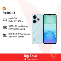 [Do Brasil] Smartphone Xiaomi Redmi 13 8GB 256GB, Carregamento 33w, Versão Global
