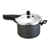 Panela de Pressão Antiaderente 4,5 Litros Fechamento Externo Grafite Alumínio Oliveira