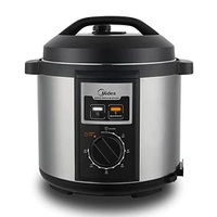 Panela de Pressão Midea 6L Inox 220V