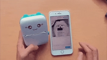 [Moedas] Mini impressora portátil Bluetooth WiFi, 200 DPI