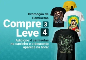 Camisetas Jovem Nerd - Leve 4 pague 3