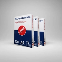 [Leve 2 R$ 69] Kit 3 Pacotes Papel Sulfite Office A4 Branco 75g 1500 Folhas