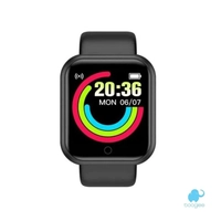 Relógio Smartwatch Android Ios Inteligente D20 Bluetooth Preto pulseir