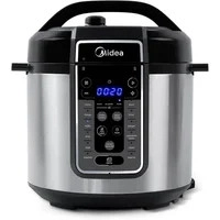 Panela De Pressão Elétrica 6 L Mastersteam Inox Midea Cor Cinza 110V