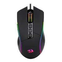 [Cashback Pelando R$98,99] Mouse Gamer Redragon Plank RGB 16000 DPI 9 Botões