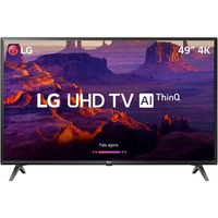 Smart TV LED 49" LG ThinQ AI 4K 49UK631C 3 HDMI 120HZ IPS | R$1779